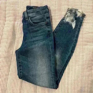 7 for all Mankind The Ankle Skinny Jeans Bleached Ankles